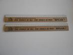 Twee rekenlatjes in hout  ASLK , 30 cm, Verzamelen, Merken en Reclamevoorwerpen, Ophalen of Verzenden