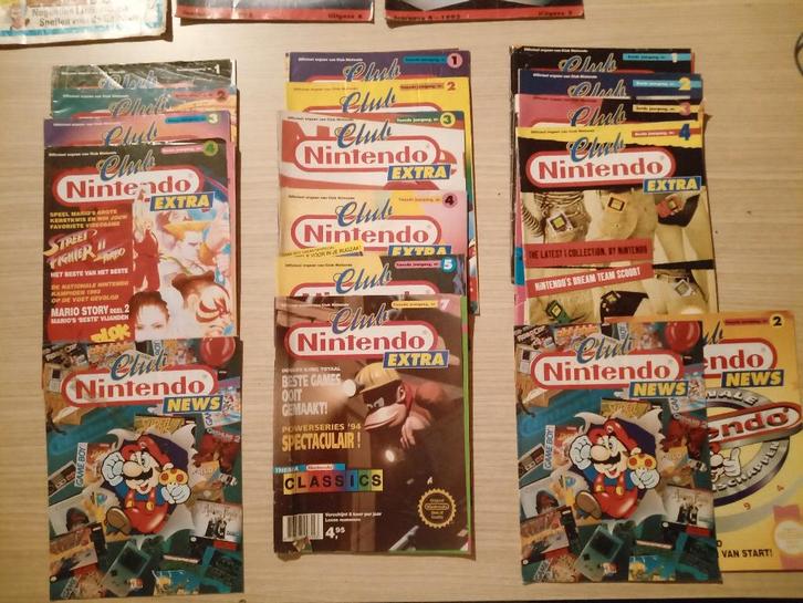 Lot Club Nintendo magazines Extra en news, Boeken, Tijdschriften en Kranten, Gelezen, Ophalen of Verzenden