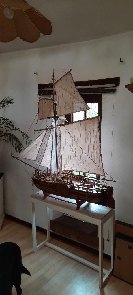 Groot model de Nederlandse kanonneerboot XL, Hobby en Vrije tijd, Modelbouw | Boten en Schepen, Zo goed als nieuw, Ophalen