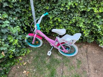 vélo rose enfant 3 à 6 ans, Enlèvement, Utilisé, Moins de 16 pouces, B twin