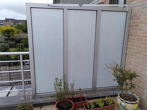 écran en aluminium, Jardin & Terrasse, Clôtures de jardin, Utilisé, Aluminium, Enlèvement