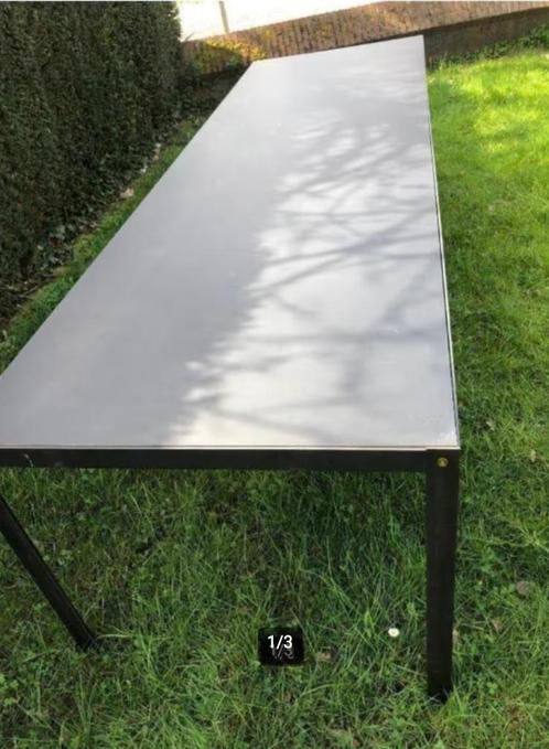 3 m design slim line tafel, Jardin & Terrasse, Tables de jardin, Utilisé, Enlèvement