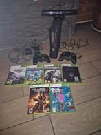 Microsoft xbox 360 met 6 games, kinetic en 2 controler, Ophalen of Verzenden