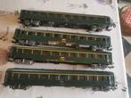 4 trein wagons jouef samen 15 euro, Hobby en Vrije tijd, Ophalen of Verzenden, Wagon, Jouef