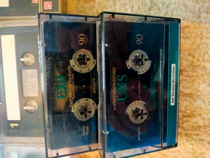 Muziekcassettes, Cd's en Dvd's, Cassettebandjes, Gebruikt, Voorbespeeld, Overige genres, 26 bandjes of meer, Met bewaardoos, rek of koffer