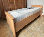 Electrisch verstelbaar 1-pers. bed met matras en nachtkastje, Huis en Inrichting, Ophalen, Verstelbaar, 90 cm, Eenpersoons