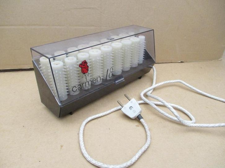 krulspelden,Carmen 18 haar krulspelden ,worden elecktrisch v, Handtassen en Accessoires, Uiterlijk | Haarverzorging, Gebruikt