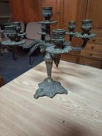 zevenarmige koperen kandelaar, Ophalen