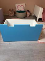 Opbergkist IKEA op wieltje blauw smastad, Ophalen, Zo goed als nieuw
