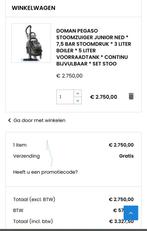 Doman stoom reiniger/zuiger, Elektronische apparatuur, Stoomapparaten, Ophalen, Zo goed als nieuw