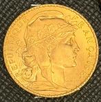 Gouden munt 20 Francs 1909. Prachtig!, Ophalen, Goud