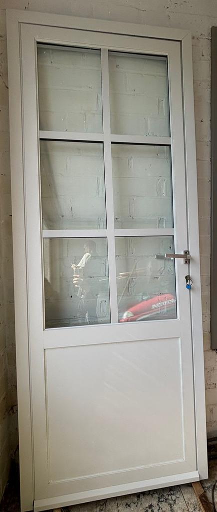 Aluminium buiten deur, Doe-het-zelf en Bouw, Deuren en Vliegenramen, Zo goed als nieuw, Ophalen