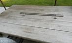 Inox trapleuning met bevestigingsbeugels 1m lang / nieuw, Ophalen, Zo goed als nieuw, Inox