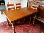 uitschuifbare tafel met 6 stoelen, Ophalen