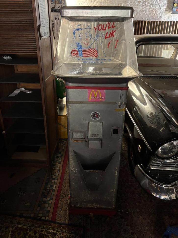 Oude McDonald's fastfood popcorn automaat, Verzamelen, Automaten | Jukeboxen, Gebruikt, Ophalen