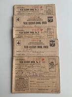 Lot de War Ration Books US WW2 – Originaux, Enlèvement ou Envoi, Autres, Autres types