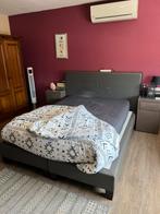 Boxspring 160x200 met twee nachtkastjes, Huis en Inrichting, Slaapkamer | Complete slaapkamers, Ophalen, Gebruikt, Tweepersoons