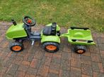 Falk groene traptractor met kar, Ophalen, Gebruikt