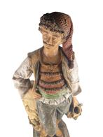 Polychroom terracotta „Italiaanse boer” — Goldscheider, Ophalen of Verzenden