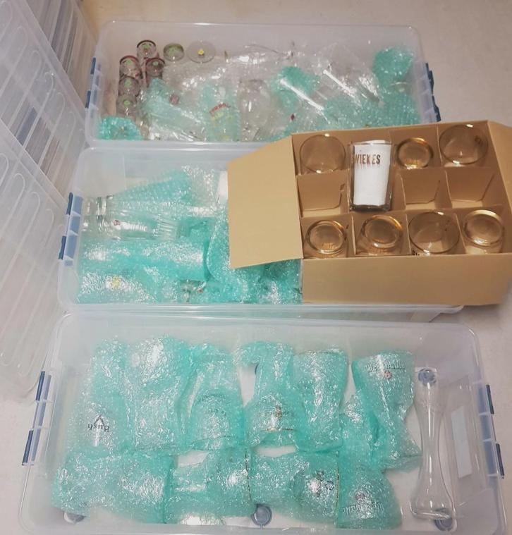 Bierglazen van alles wat., Collections, Marques de bière, Comme neuf, Verre ou Verres, Autres marques, Enlèvement