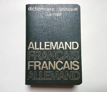 Dictionnaire ancien allemand-français / français-allemand beschikbaar voor biedingen