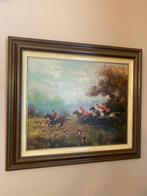 Jachttafereel schilderij, Ophalen