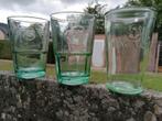 3 verschillende Bacardi glazen groen., Verzamelen, Ophalen of Verzenden, Zo goed als nieuw
