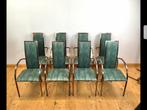 Set van 8 vintage Design Belgo Chrom eetkamer stoelen, Ophalen