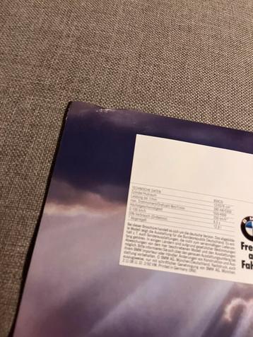 Brochure de la BMW 850 CSI 1992, Enlèvement, BMW