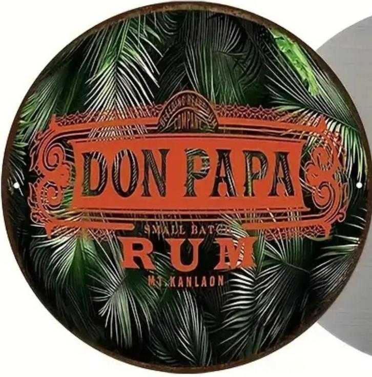 Reclamebord vintage Don papa rum 1 - mancave poolhouse nieuw, Verzamelen, Merken en Reclamevoorwerpen, Nieuw, Reclamebord, Ophalen of Verzenden