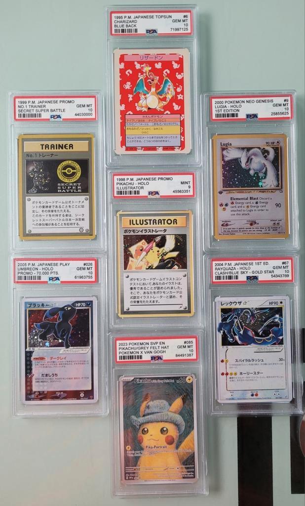 Lot de 7 cartes pokemon gradué, Hobby & Loisirs créatifs, Jeux de cartes à collectionner | Pokémon, Neuf, Enlèvement ou Envoi