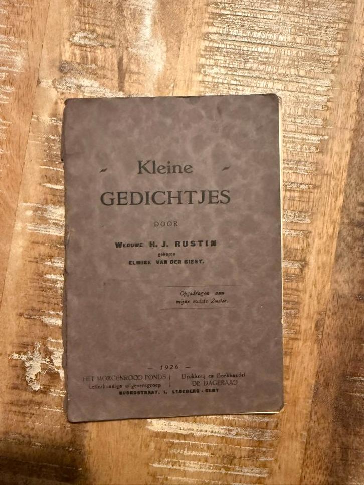 Kleine gedichtjes door H.J. Rustin *1926, Boeken, Gedichten en Poëzie, Gelezen, Eén auteur, Ophalen of Verzenden