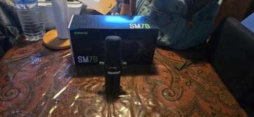 Shure SM7B-microfoon + Elgato-arm + XLR-kabel — compleet pa, Muziek en Instrumenten, Microfoons, Zo goed als nieuw, Studiomicrofoon