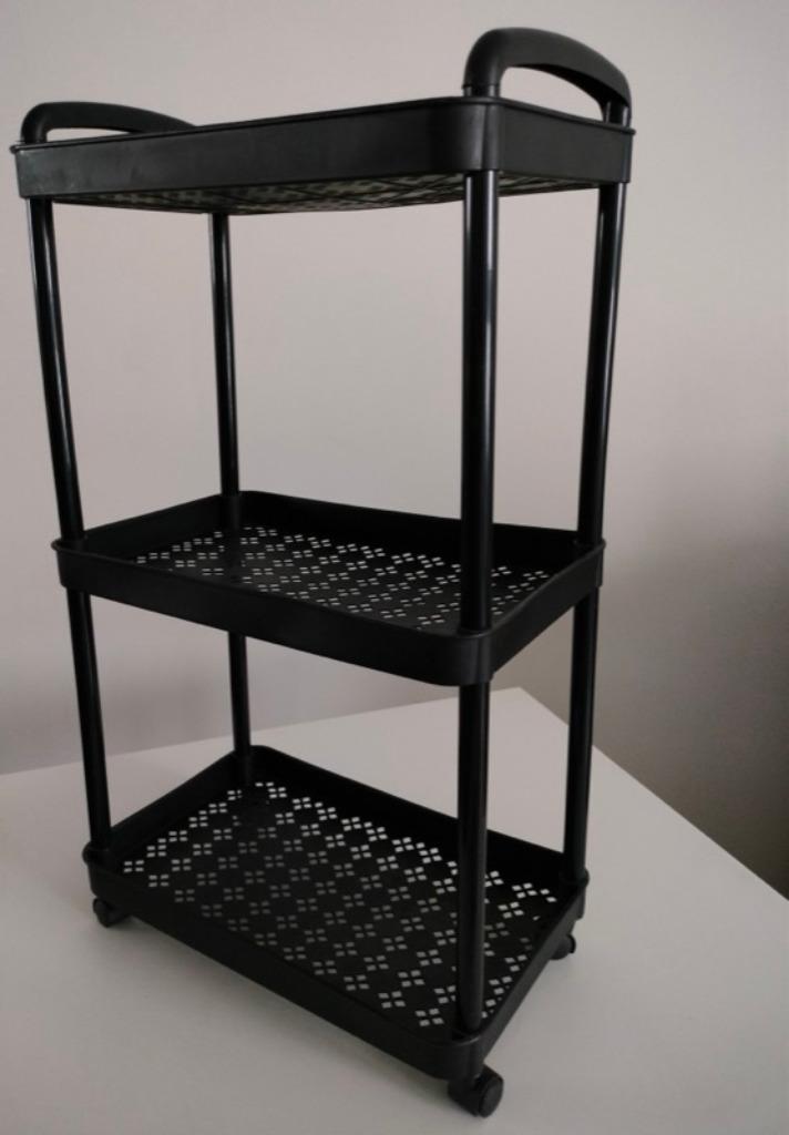 21x31x63 cm plastic extra plank op wielen NIEUW, Huis en Inrichting, Woonaccessoires | Etagères, Zo goed als nieuw, Ophalen of Verzenden