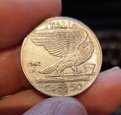 Italië - 50 cent. 1942XX - R, Postzegels en Munten, Munten | Europa | Niet-Euromunten, Losse munt, Italië, Ophalen of Verzenden
