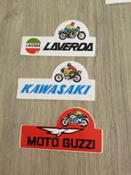 3 stickers motoren - Laverda/Kawasaki/Guzzi, Verzamelen, Auto of Motor, Ophalen of Verzenden