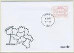 (B) ATM16 FDC Envelop 1983 - Kortrijk 1 (P3016), Postzegels en Munten, Ophalen of Verzenden, Gestempeld, 1e dag stempel