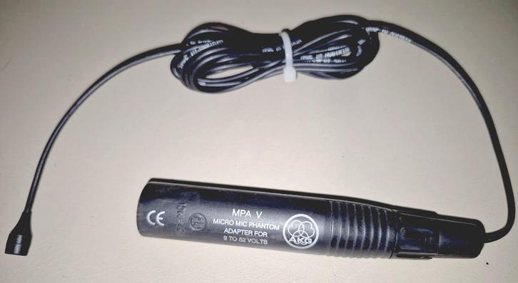 AKG C 417 Microphone with Phantom Power Adapter, Muziek en Instrumenten, Microfoons, Gebruikt, Verzenden