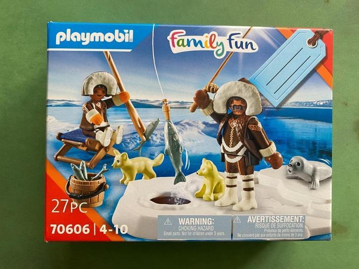 Playmobil Family Fun 70606 Ijsvissers, Kinderen en Baby's, Speelgoed | Playmobil, Nieuw, Complete set, Ophalen of Verzenden