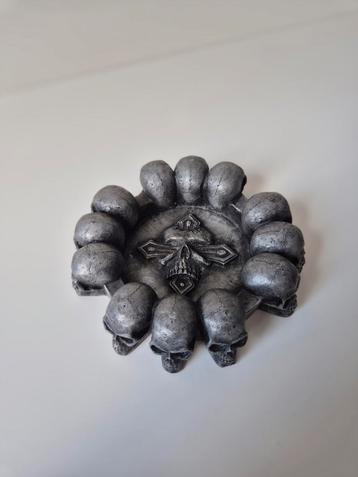  Cendrier décoratif tête de mort – Style gothique/rock  beschikbaar voor biedingen