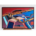 Peinture de Roland Lavianne. Faire offre., Antiquités & Art, Art | Peinture | Moderne, Enlèvement ou Envoi