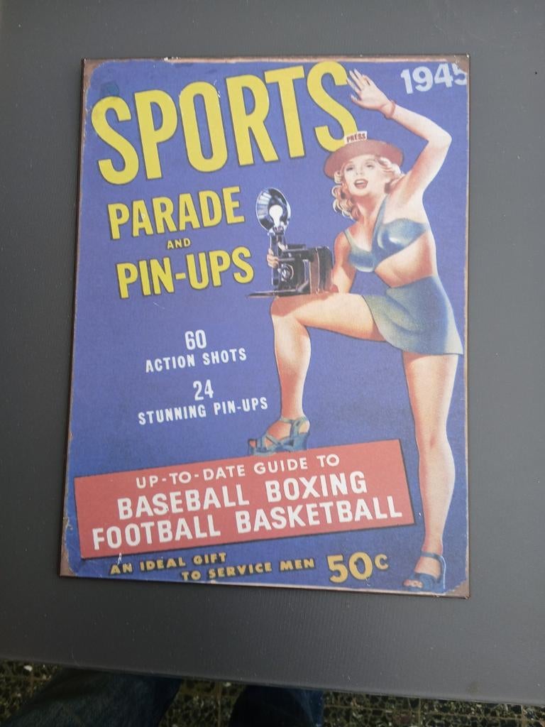 Vintage Pin up poster, Verzamelen, Ophalen of Verzenden