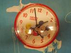 Mickey rode wandklok, Huis en Inrichting, Ophalen of Verzenden, Nieuw, Analoog, Wandklok