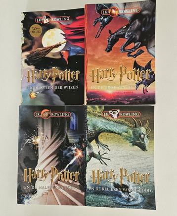 4 Harry Potter boeken beschikbaar voor biedingen