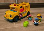 FisherPrice schoolbus met stopbord en figuren, Ophalen, Gebruikt