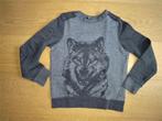 George - sweat-shirt loup garçon - taille 122 (7 ans), Kinderen en Baby's, Kinderkleding | Maat 122, Ophalen, Gebruikt, Jongen