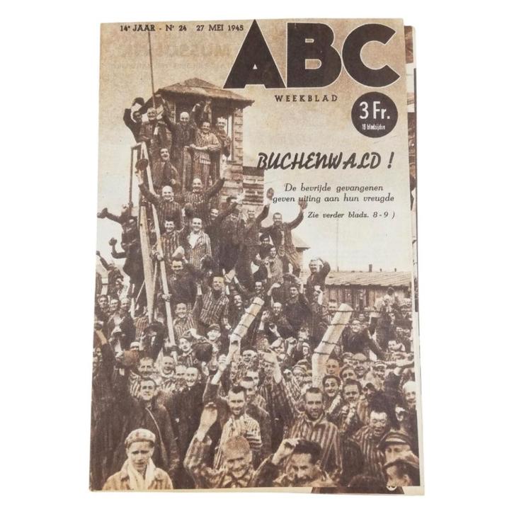 ABC n 24 27.5.1945 Buchenwald, Collections, Objets militaires | Seconde Guerre mondiale, Autres, Enlèvement ou Envoi