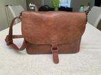 Vintage crossbody tas – verstelbare riem & opbergvakken, Ophalen of Verzenden, Zo goed als nieuw, Bruin, Handtas