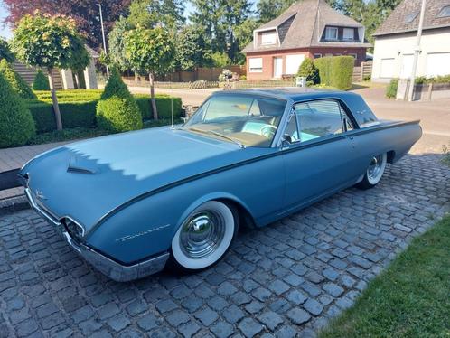 coole '62 Ford Thunderbird, Auto's, Oldtimers, Particulier, Lederen bekleding, Metaalkleur, Radio, Ford, Benzine, Coupé, 2 deurs