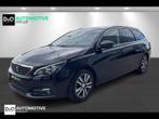 Peugeot 308 SW Allure | auto airco | GPS | ca, Lederen bekleding, Zwart, Bedrijf, 5 deurs